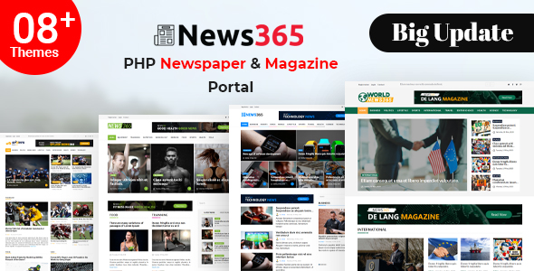 News365 - PHP - CodeCanyon 19015501