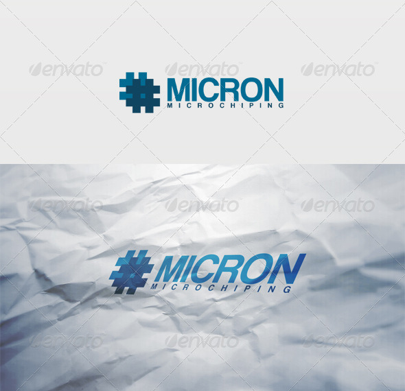 Micron Logo - Vector Abstract