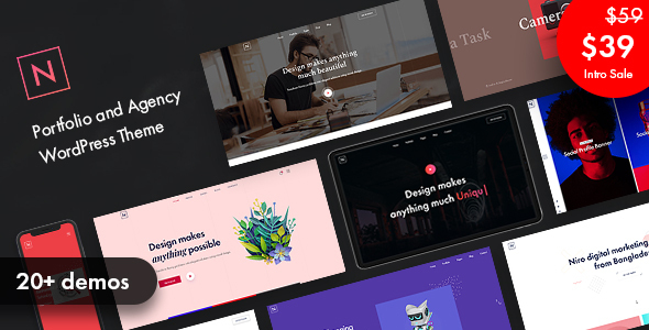 Niro – Creative Agency & Portfolio WordPress Theme