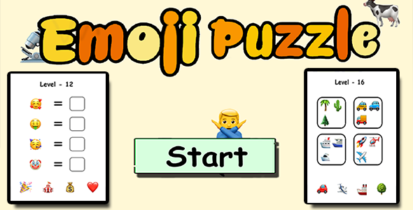 Emoji Puzzle - HTML5 Mobile Game