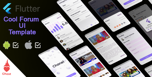 Flutter | Forum, Blog, Article, Magazine, News, app Template