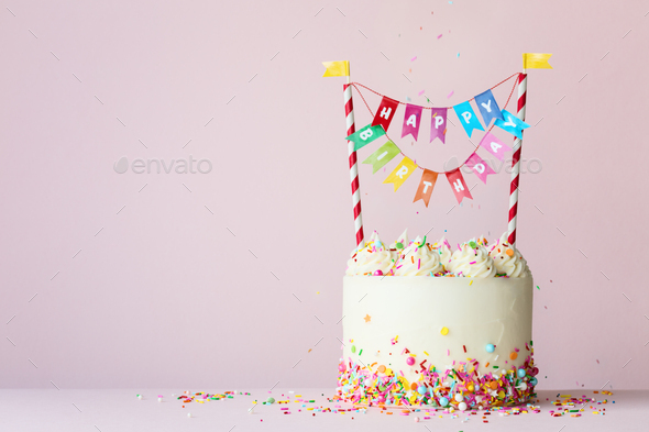 Happy Birthday Cake Topper - Justine Ma