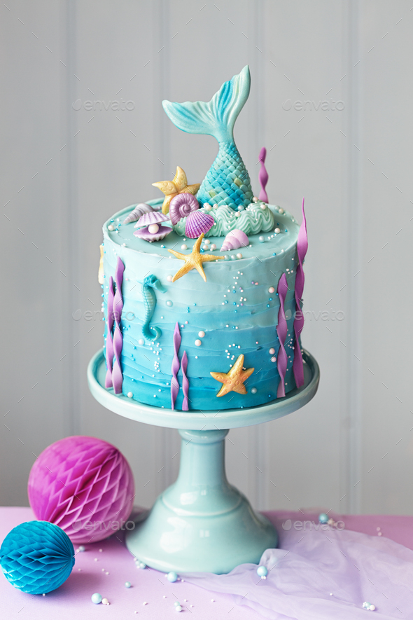 Mermaid Cake | Angel Food Bakery-sonthuy.vn