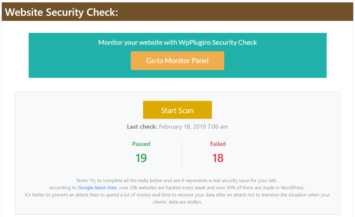 Website Security Check - 1