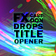Cartoon Drops Title Opener Cartoon Drops Title Opener - VideoHive Item for Sale