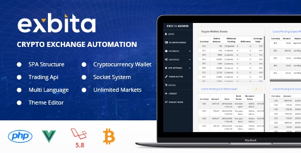 Exbita - Cryptocurrency Exchange Platform