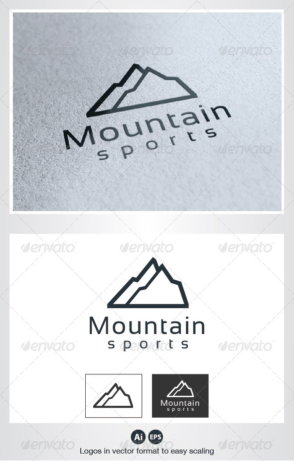 Mountain Sports Logo - Nature Logo Templates