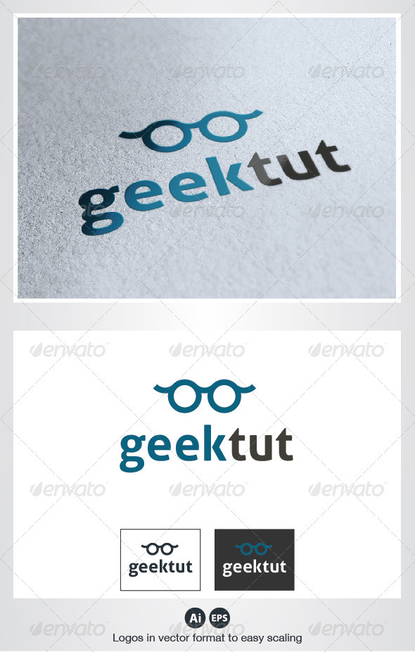 Geek Glasses Logo - Symbols Logo Templates