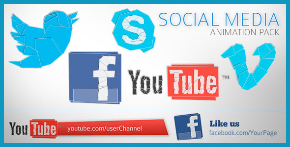 Social Media Animation - VideoHive 2658745
