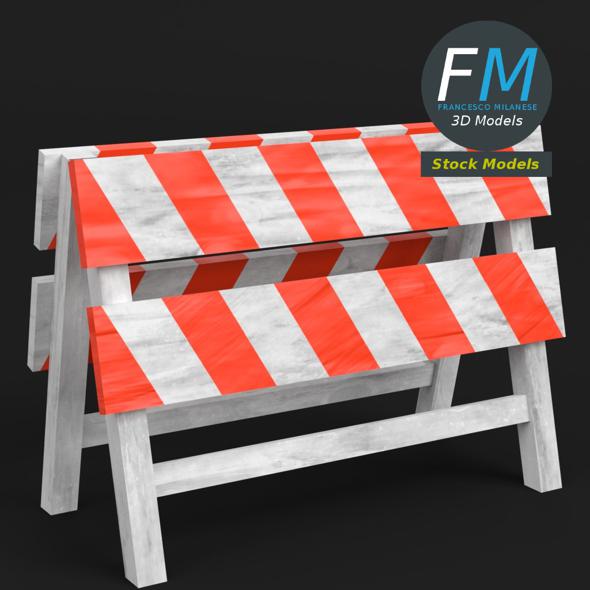 Construction barrier - 3Docean 28736711