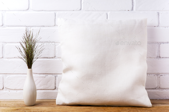 Download Placeit Pillow Mockup With Big Bluestem Wild Grass Stock Photo By Tasipas