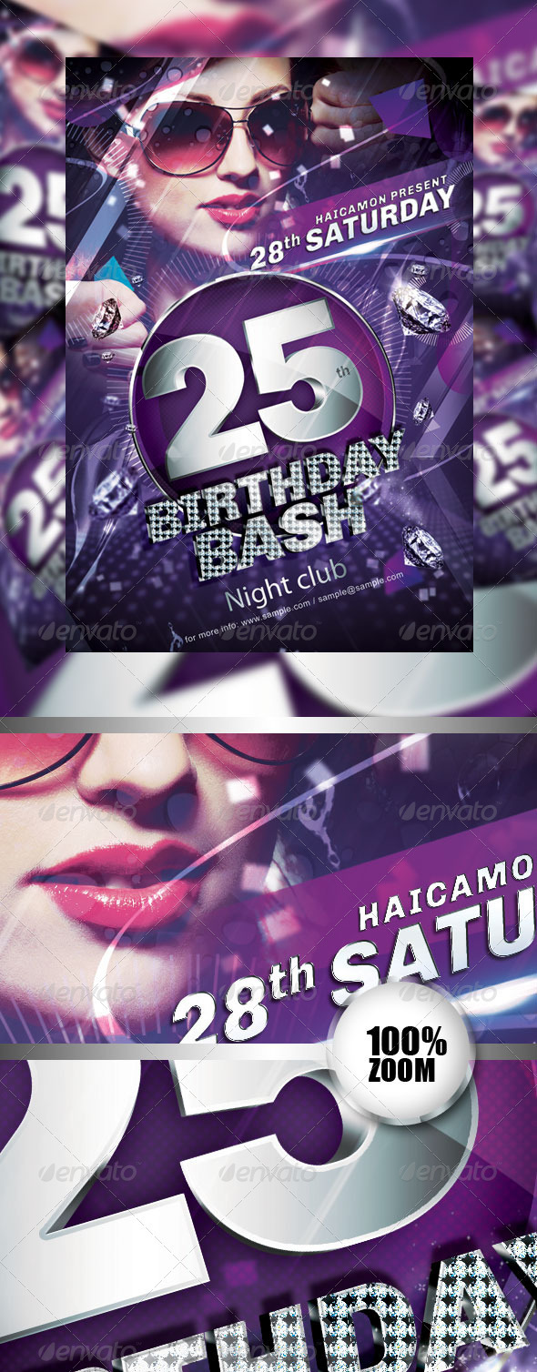 Birthday Party Flyer Vol_2 - Clubs & Parties Events