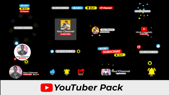 YouTuber Pack - VideoHive 28744213