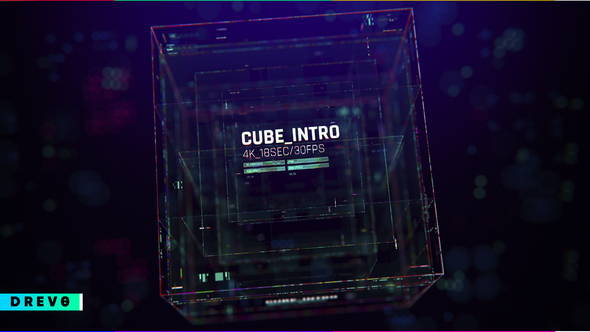 Cube Intro Glitch - VideoHive 28746004
