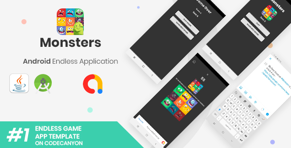 Monsters | Android Endless Reaction Game Application