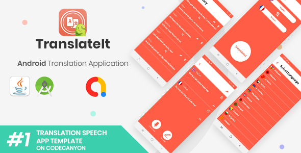 TranslateIt | Android Speech and Text Translations Application