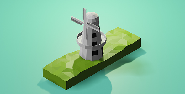 Low Poly WindMill - 3Docean 28747038