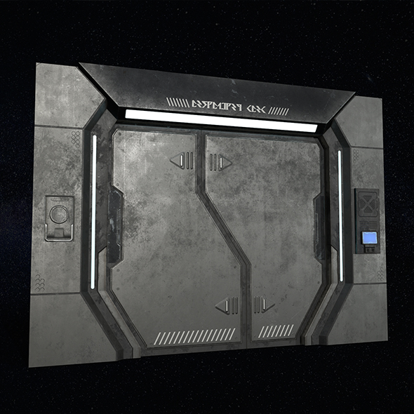 Sci-Fi Door - 3Docean 28747931