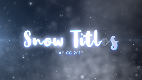 Snow Titles - VideoHive 28749674