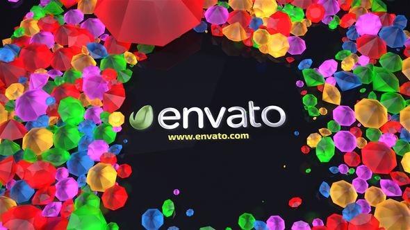 Color Diamonds logo - VideoHive 28730605