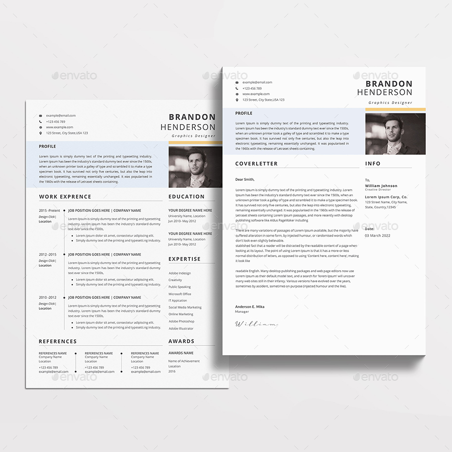 Resume, Print Templates | GraphicRiver