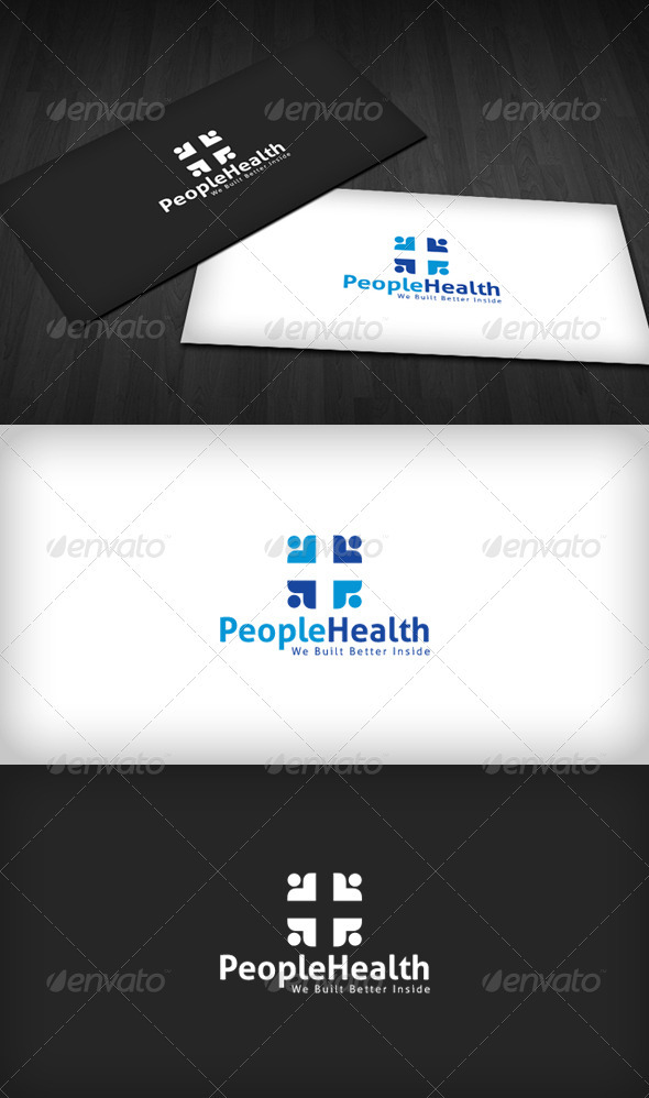 People Health Logo - Humans Logo Templates