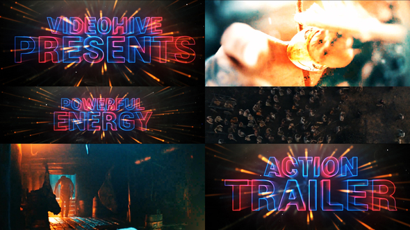 Cinematic Neon Trailer - VideoHive 28756881