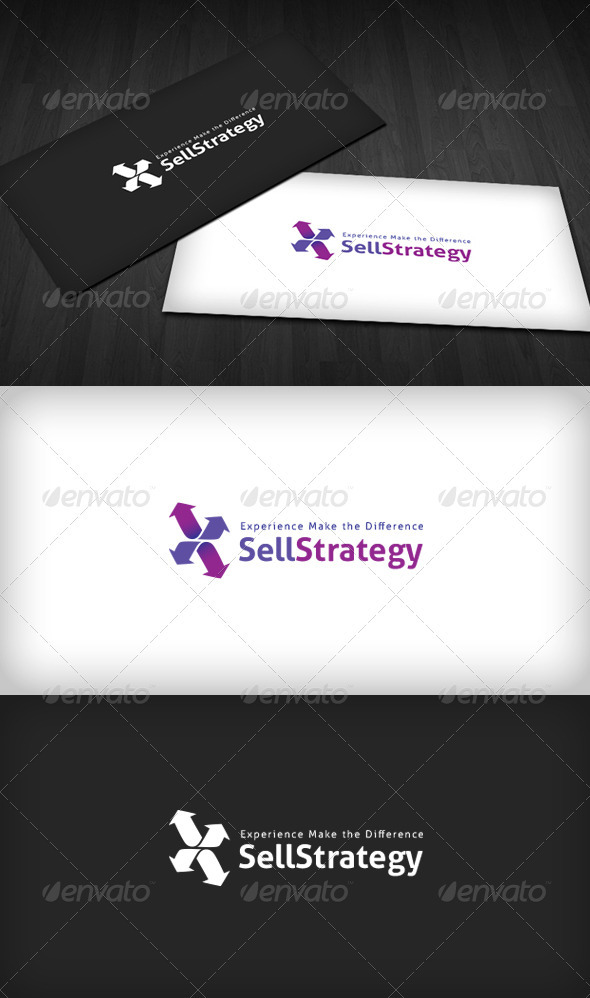 Sell Strategy Logo - Vector Abstract