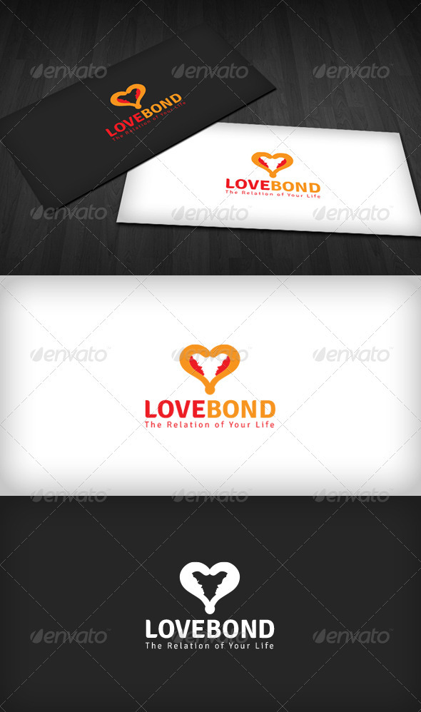 Love Bond Logo - Humans Logo Templates