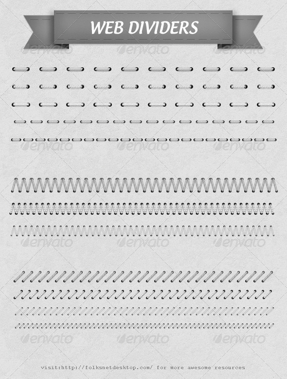Web Dividers - Miscellaneous Web Elements
