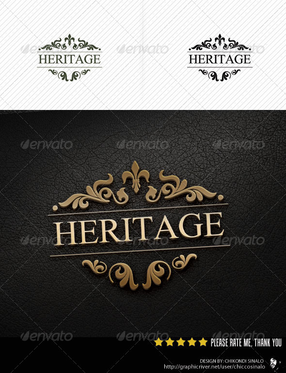 Heritage Logo Template - Abstract Logo Templates