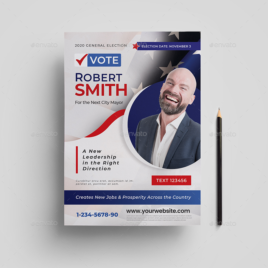 Election Campaign Flyer or Poster Templates, Print Templates | GraphicRiver