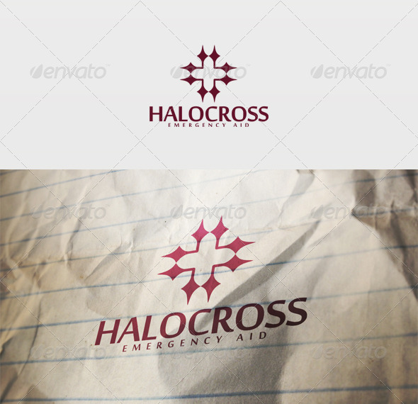 Halo Cross Logo - Symbols Logo Templates