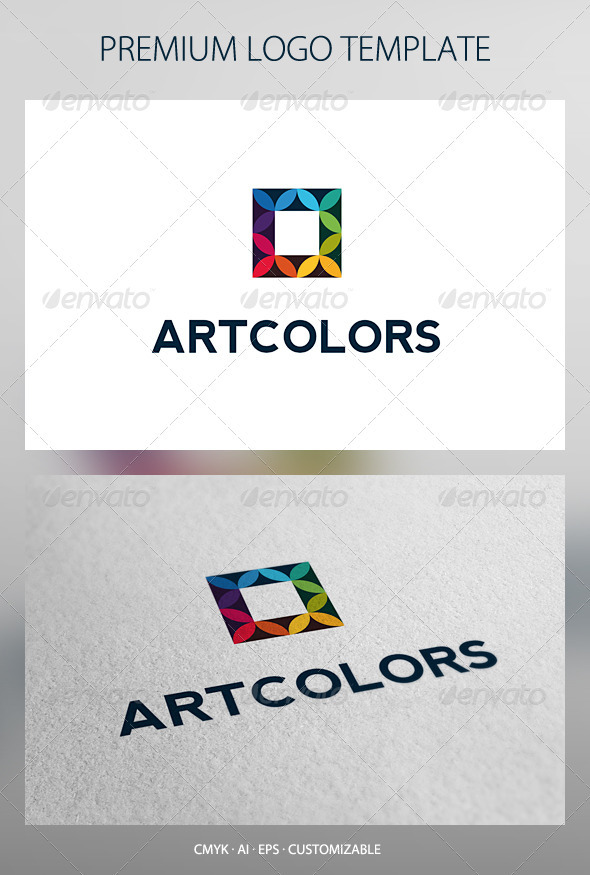 Art Colors Logo Template - Abstract Logo Templates