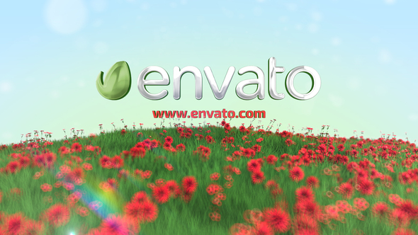 flower field logo - VideoHive 28767967