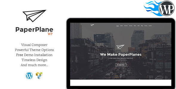 PaperPlane - Creative - ThemeForest 9907012