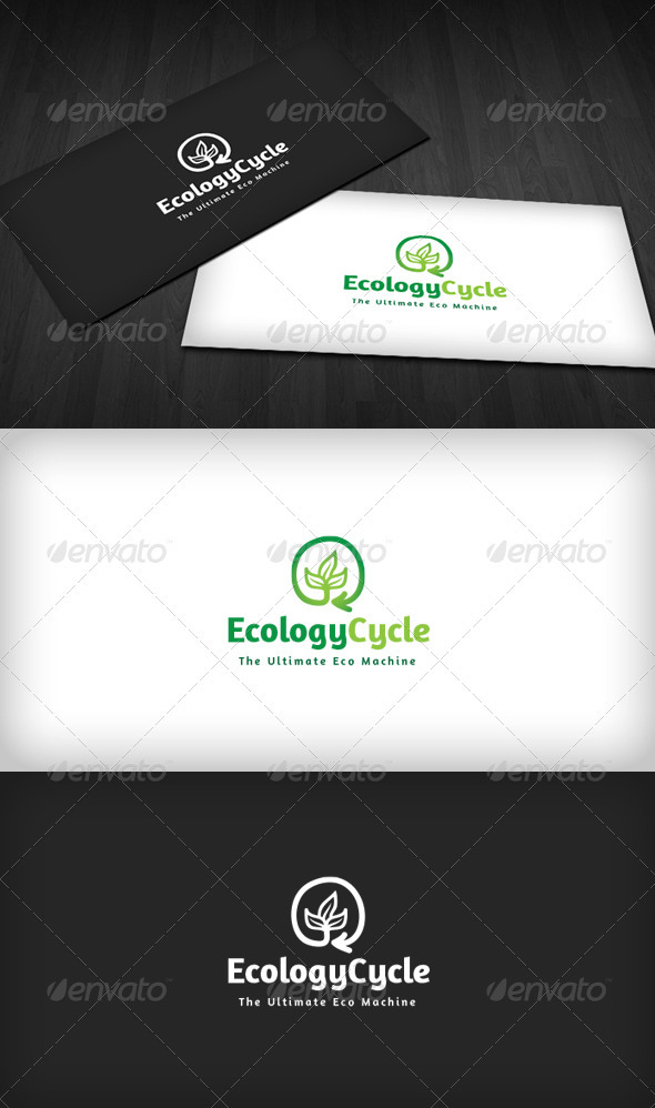 Ecology Cycle Logo - Nature Logo Templates