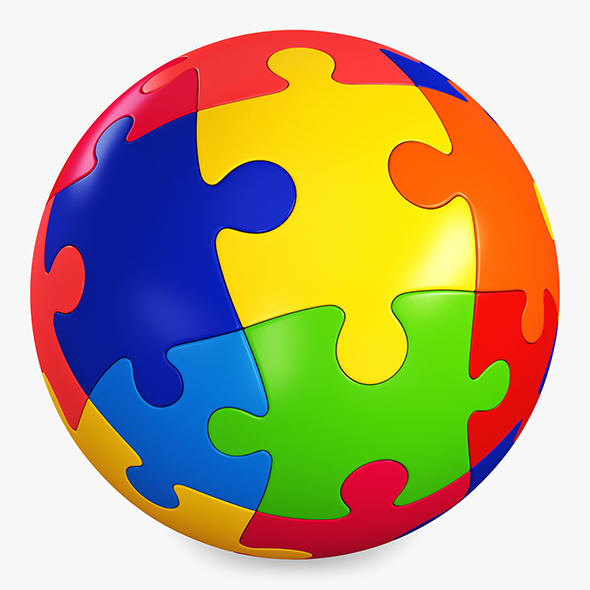 Colored Sphere Puzzle - 3Docean 28772929