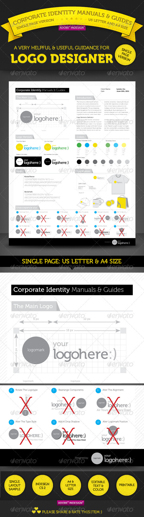 Brand Manuals & Guides - Single Page Version