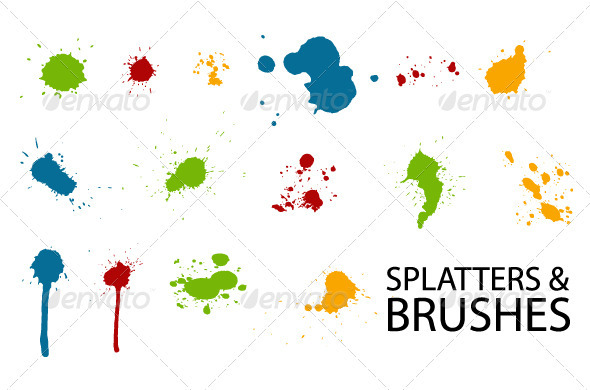 Vector Splatter - Decorative Symbols Decorative