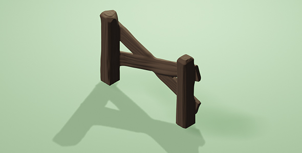 Low Poly Wooden - 3Docean 28778115