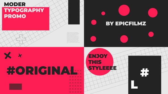 Moder Typography Promo