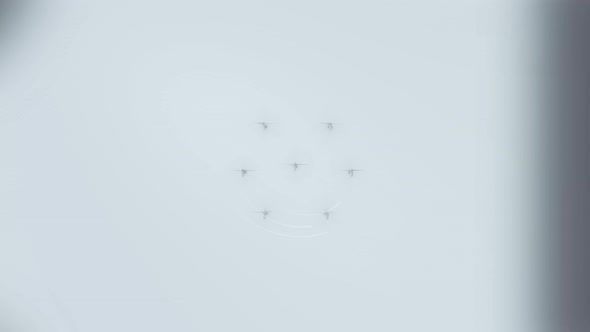 Wind Turbines are working and extracting energy from the wind. Renewable energy. alt