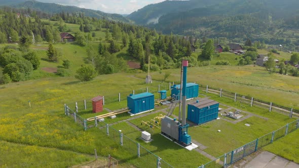 Gas Pipeline In The Mountains alt