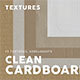 15 Clean Cardboard Textures