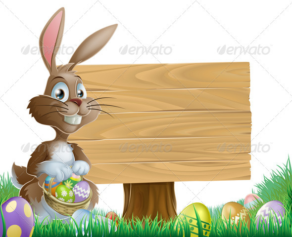 Easter background sign - Seasons/Holidays Conceptual