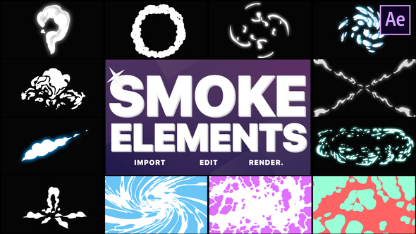 Smoke Elements Pack - VideoHive 28790510