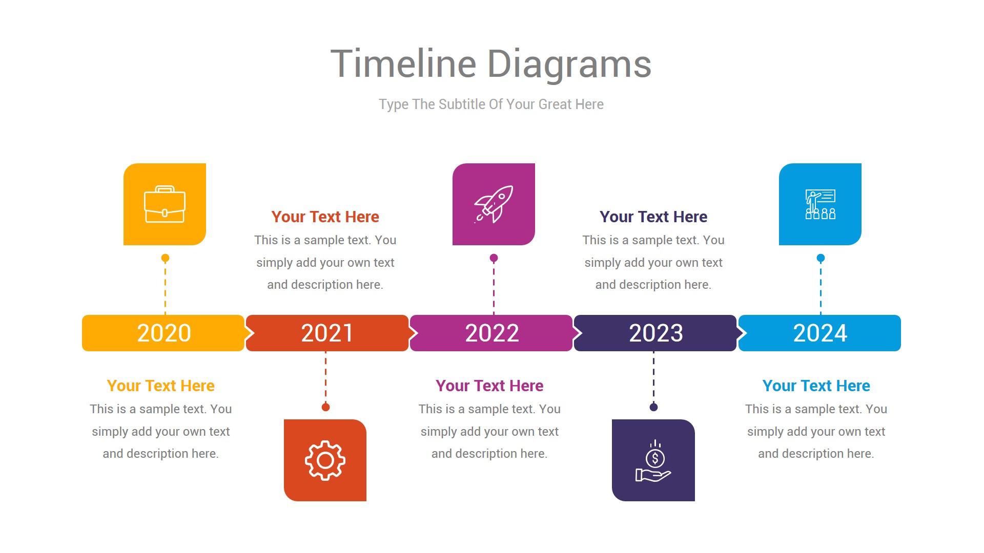 Timeline Diagrams PowerPoint Template, Presentation Templates ...