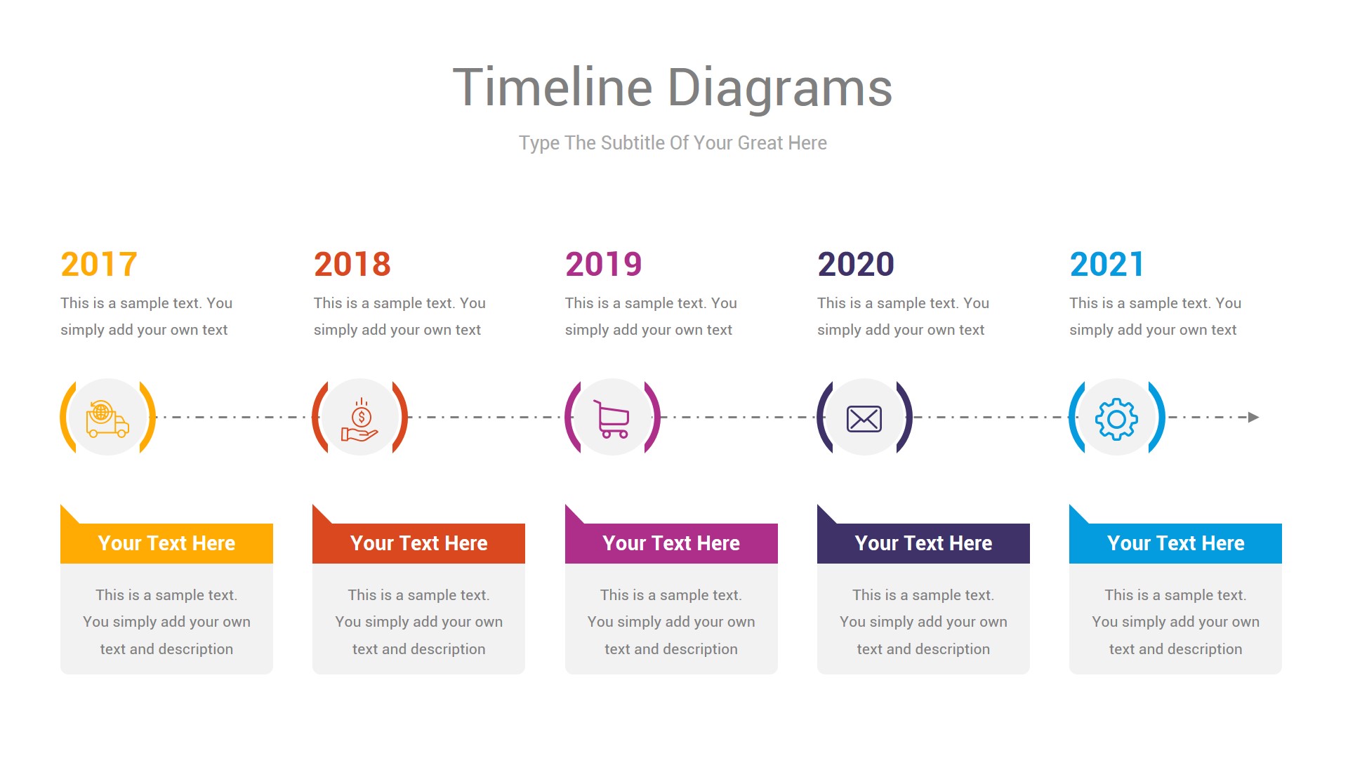 Timeline Diagrams PowerPoint Template, Presentation Templates ...