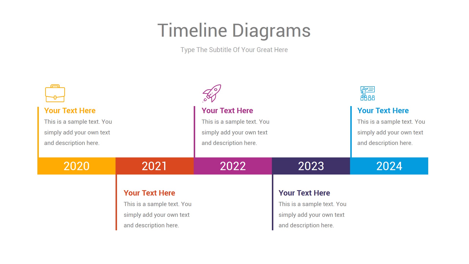 Timeline Diagrams PowerPoint Template by Neroox | GraphicRiver